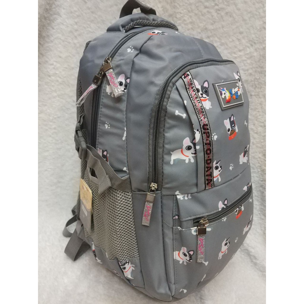 RANSEL BACKPACK SILVER GIRL  73520 IMPORT. BONUS RAINCOVER. DARENA BAGS BANDUNG