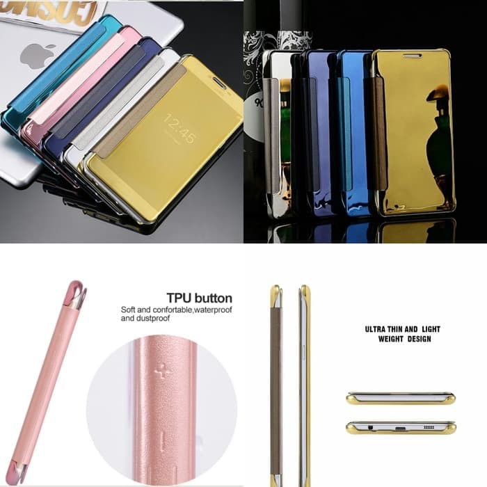 Case Flip Mirror iPhone X Flip Wallet Flip Autolock