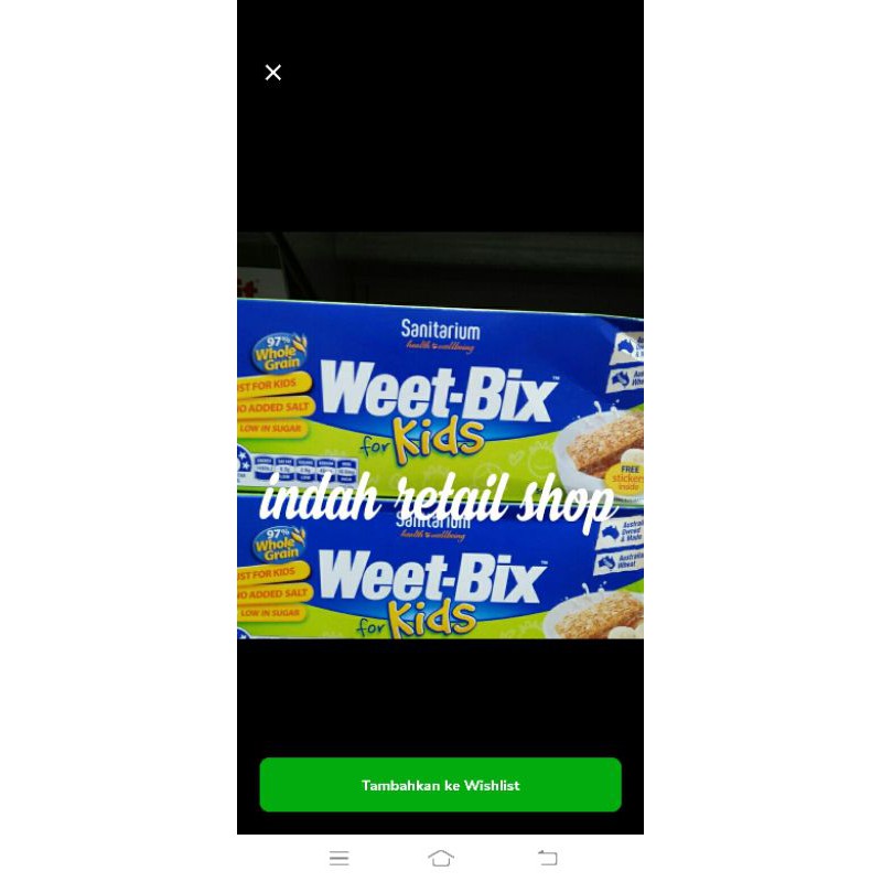 

Sanitarium Weetbix For Kids 440gr