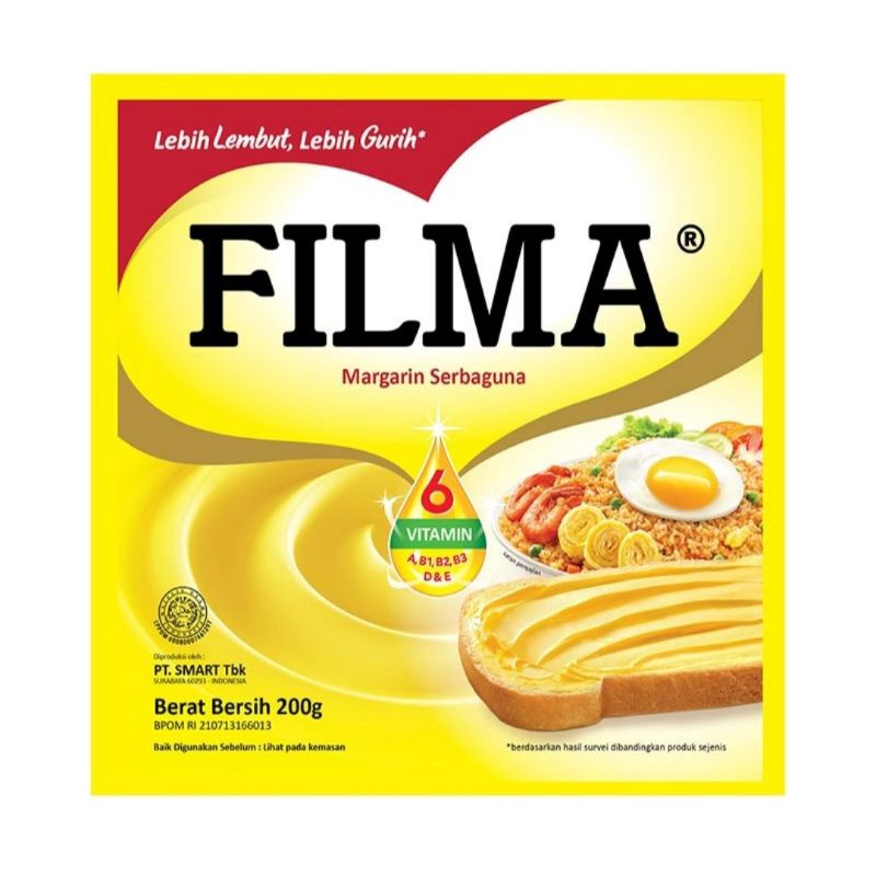 

FILMA MARGARINE 200 GRAM