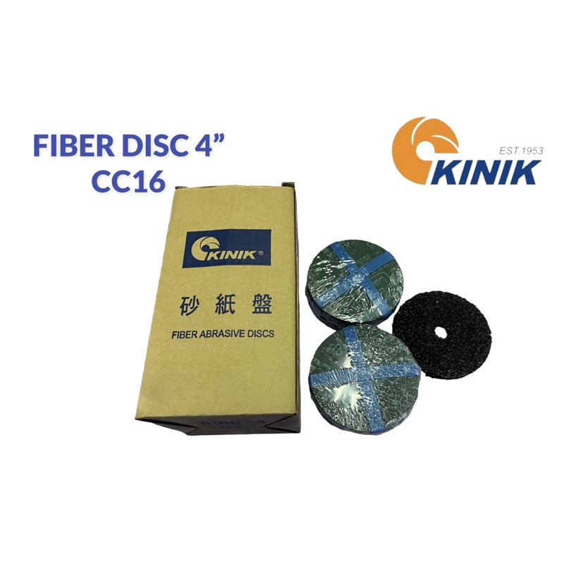Amplas Kinik fiber abrasive discs CC16 HG8 Ukuran 100 x 15.9 Batu fiber