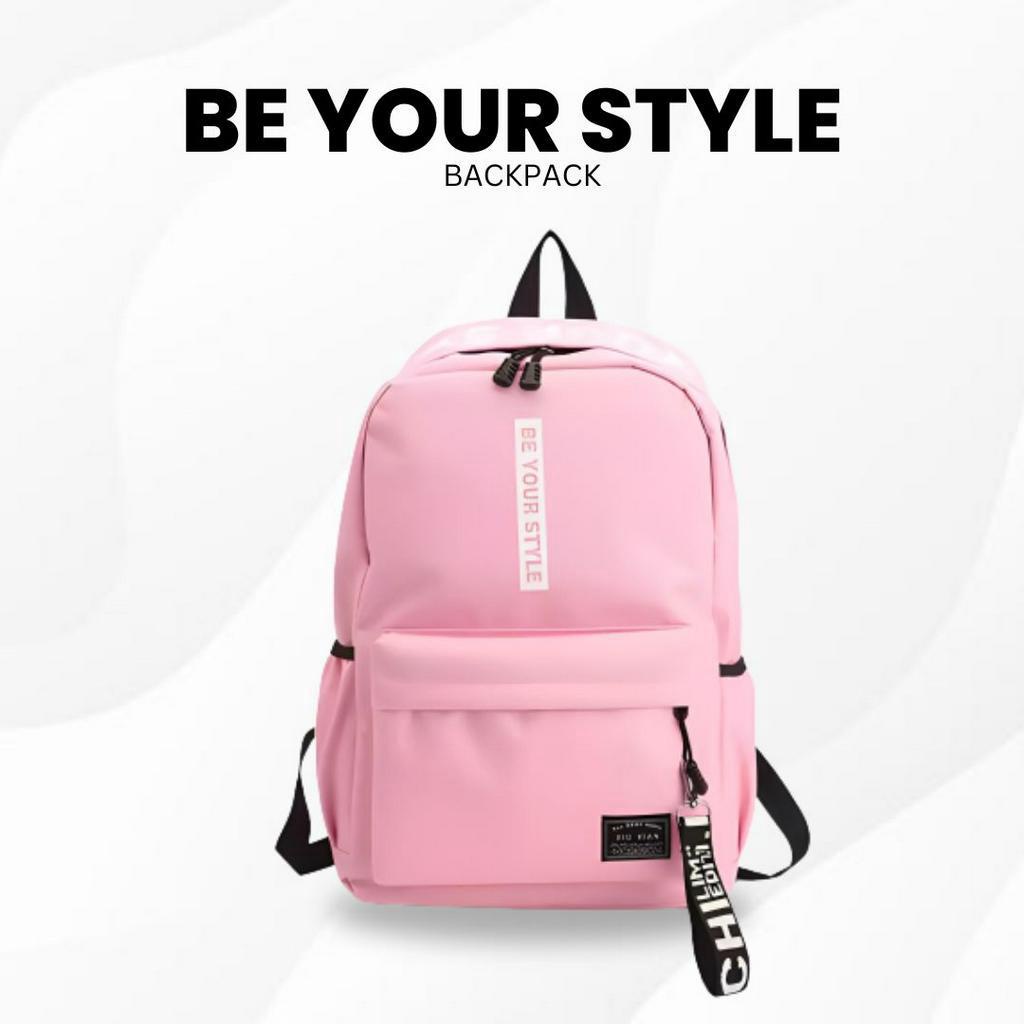 Tas Be Your Style Besar / Tas Ransel Backpack Korea / Ransel Sekolah SD SMP SMA