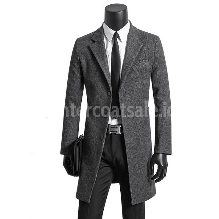 WINTER COAT SALE BRITISH Blazer Jas Jaket Outwear Korea Pria Cowok Long Coat for Men's - Bahan Halus