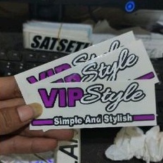stiker VIP Style stiker motor mobil