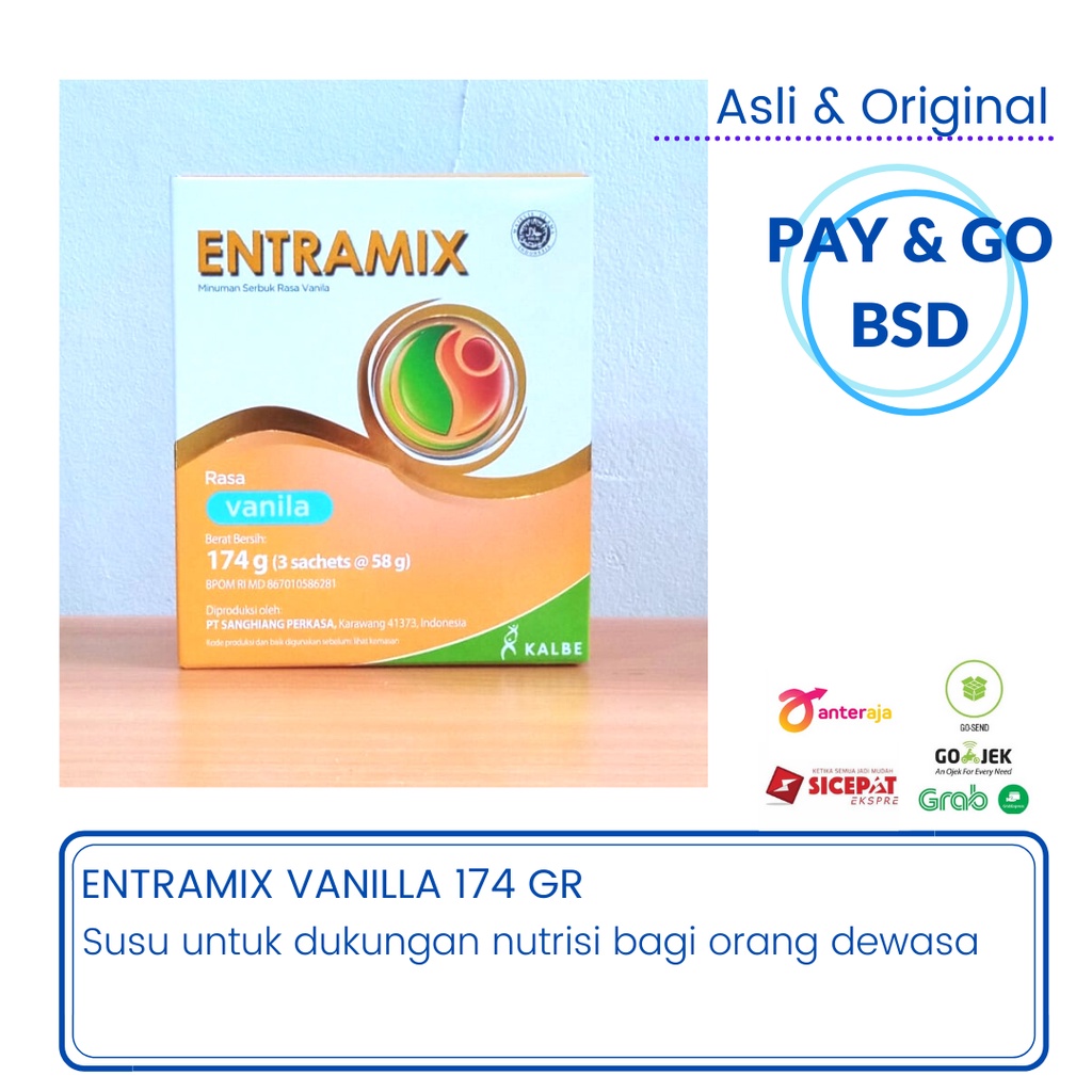 

ENTRAMIX VANILLA-ENTRAMIX VANILA 174 GR-DUKUNGAN NUTRISI ORANG DEWASA, LANSIA, GIZI KURANG BURUK