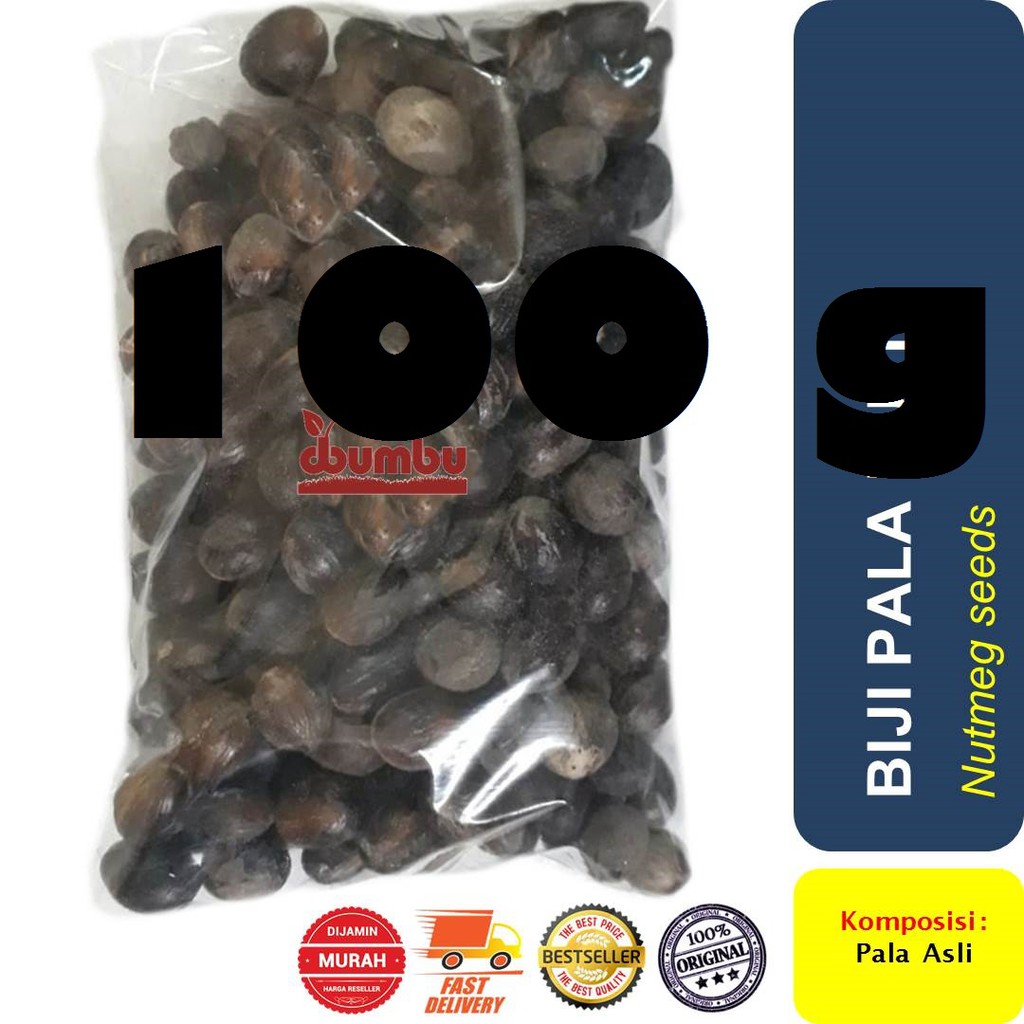 

100 gram Biji Pala Butir