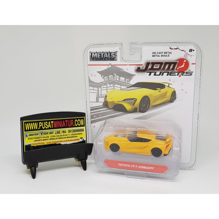 TOYOTA FT-1 CONCEPT (KUNING) - SKALA 1:64 - JADA JDM TUNER
