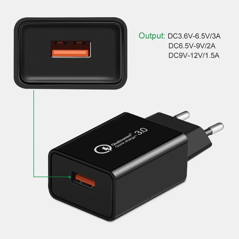 kepala charger 18 watt Fast charging QC 3.0 // Adapter fast charging