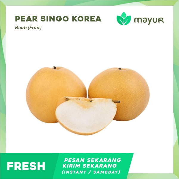 

Buah Pear Singo Korea Premium 1 Pcs