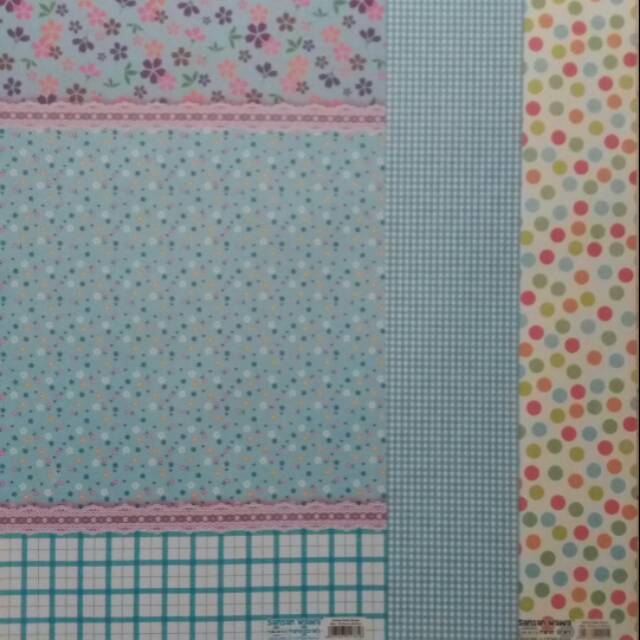 

URESHII Kertas Kado Nuansa Warna Biru 65x50cm - Set Isi 3Pcs