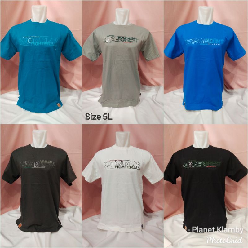 Kaos ie'tuna 5L/ kaos distro murah jumbo/ kaos oblong jumbo