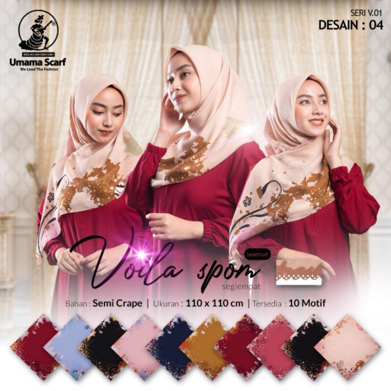kerudung Voila Spom By Umama