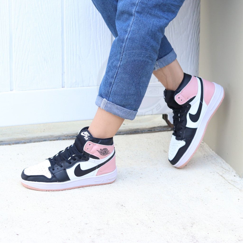 nike air jordan black pink