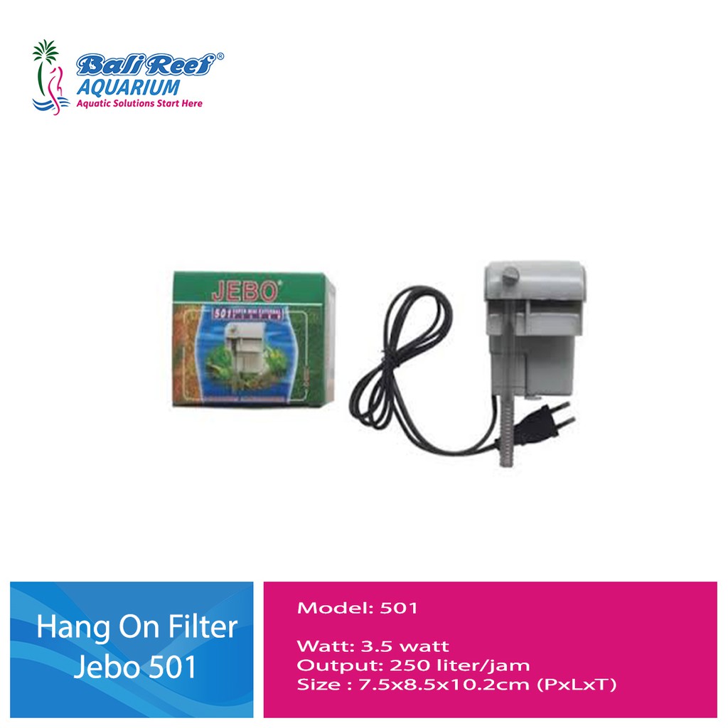 Jebo Mini 501 Filter Gantung Aquascape