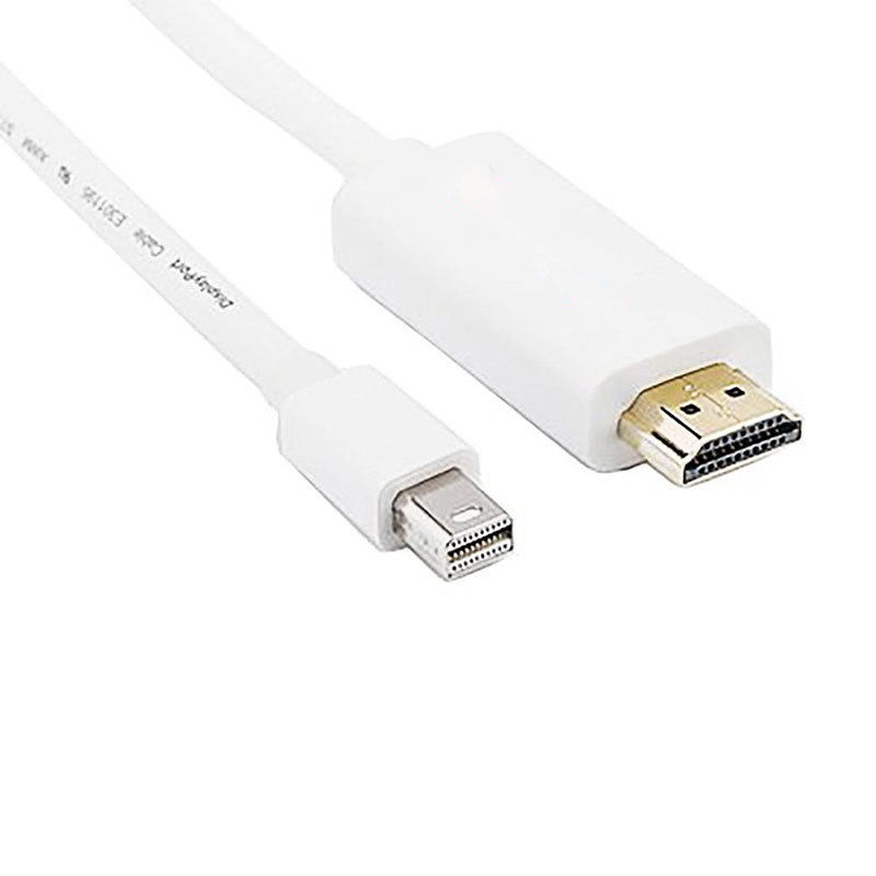 (LUCKID) Kabel Adapter Mini Display Port Ke HDMI TV AV HDTV Untuk MAC Macbook