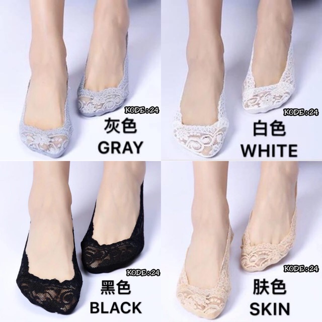 KAOS KAKI WANITA BALLET LOW  CUT 24