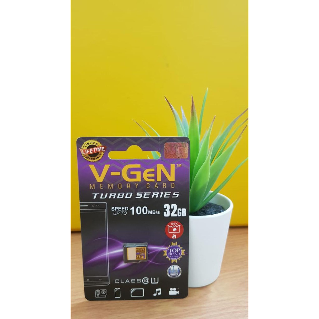 Micro Sd 32 Gb V-Gen Turbo Series Original - Microsd 32Gb Vgen Turbo