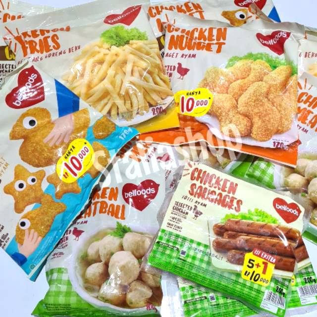 

PROMO Paket Hemat Belfoods Kentang Sosis Nugget Bakso Ayam