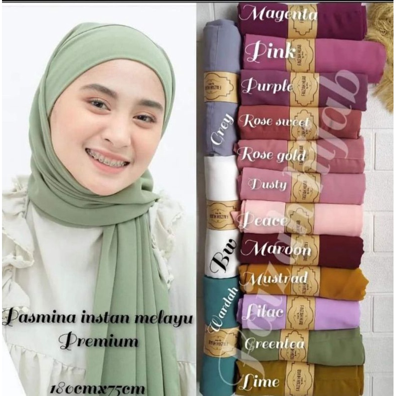 pasmina melayu instan