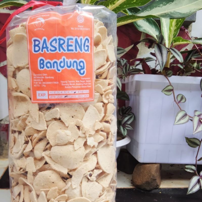 Basreng pedas baso goreng bandung 1kg-Original bulat