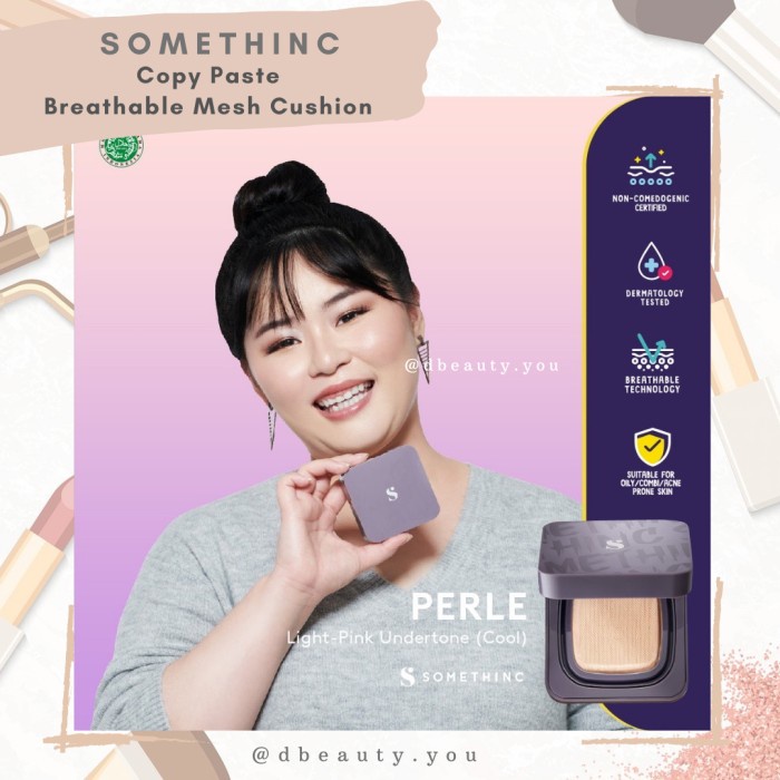 SOMETHINC Breathable Mesh Cushion  bijoux nina  alter - Perle