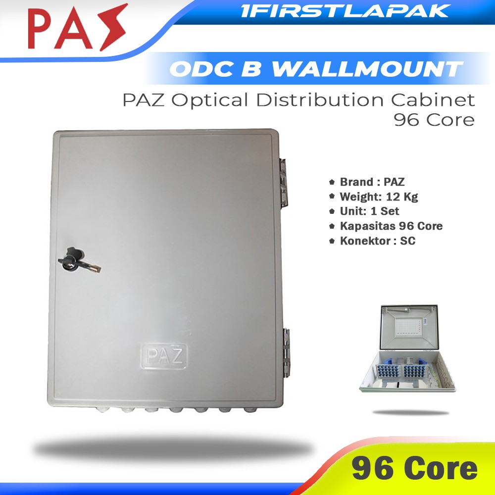 Jual ODC B 96 Core PAZ SC UPC Fiber Optik Optical Distribution Cabinet ...