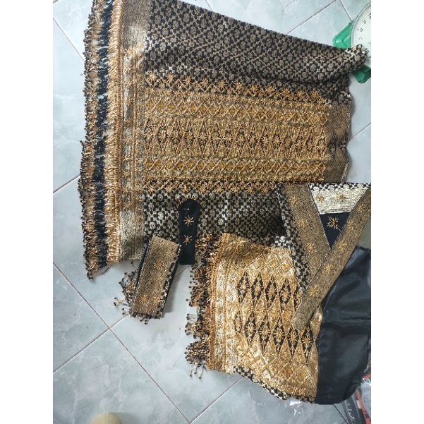 songket padang full payet