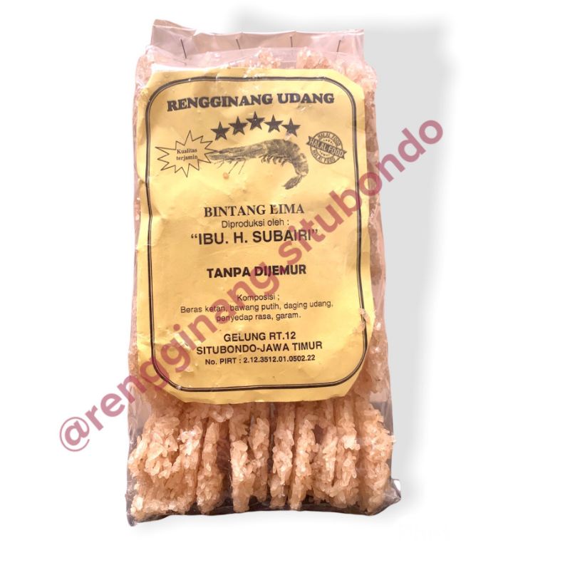 

Rengginang Situbondo Rasa Udang (Mentah)