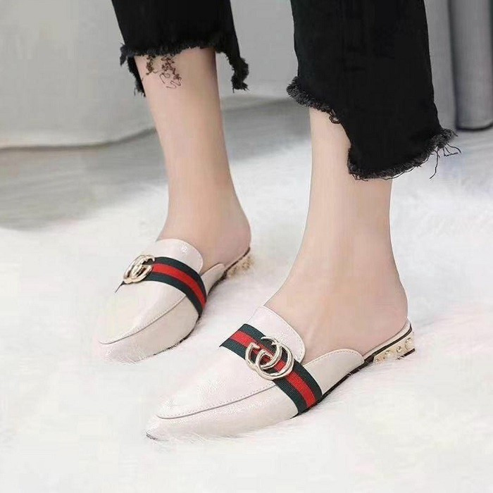 SG0320 syafniegalery GG closed toe sandals impor sepatu sandal