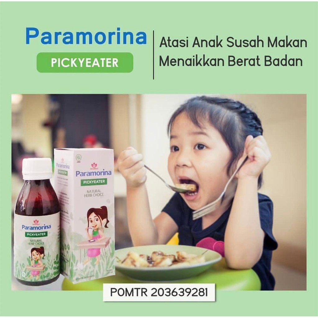 PARAMORINA MADU ANAK Terlambat Bicara, Jalan, Nafsu Makan, Obat batuk, Berat Badan / Vitabumin