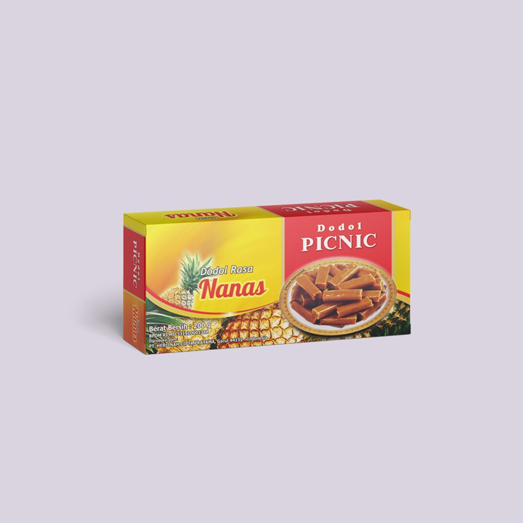 

Dodol Garut PICNIC Rasa Nanas 200gr