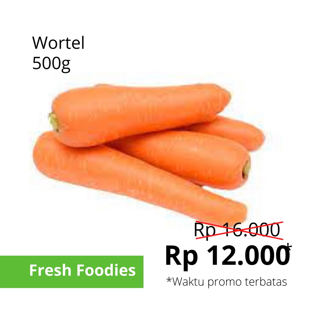 

Wortel Segar 500g - 1Kg