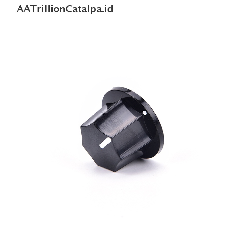 Aatrillioncatalpa 3Pcs Knob Kontrol volume Nada Bahan Plastik Warna Hitam Gaya vintage Untuk Gitar bass jazz