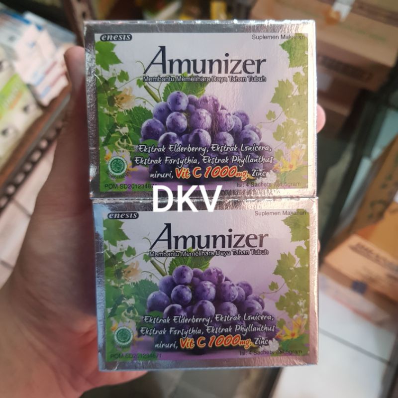 Amunizer Vitamin C 1000mg Per Pack isi 6 Box @ 4 Sachet