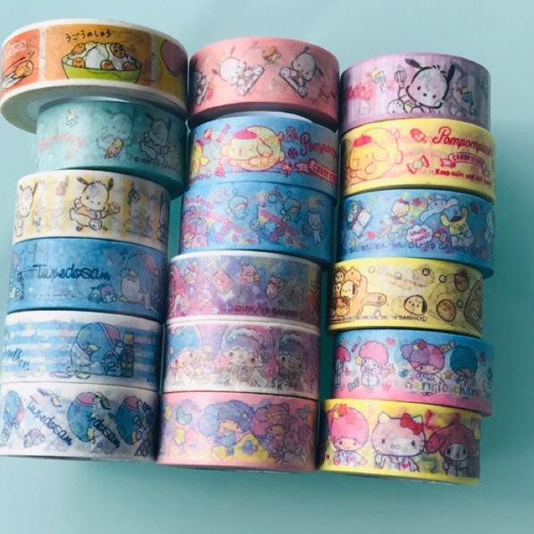 

Stock banyak vv washi tape sanrio, snoopy dan doraemon JP Dijual ¯