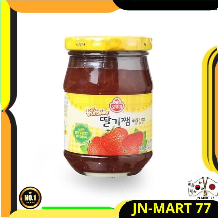 

MAKANAN KOREA/KOREAN FOOD/SELAI STRAWBERRY OTTOGI JAM 300 GR IMPORT