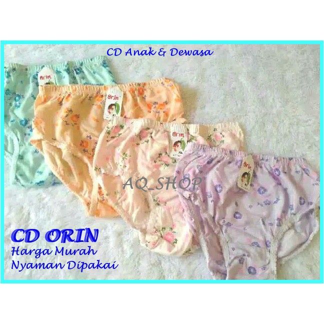 CELANA DALAM ORIN LUSINAN (CD)Celana Dalam Wanita Orin Lusinan