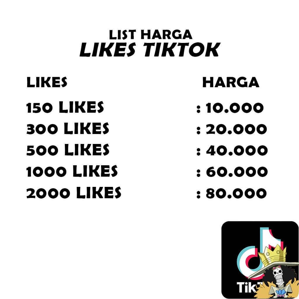 LIKES TIKTOK TERMURAH
