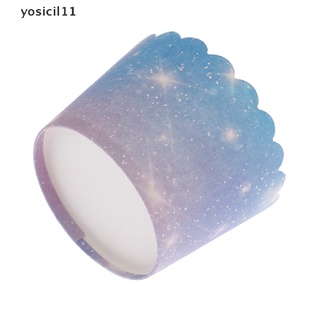(yosicil11) 50pcs / Set Kertas Wrapper Cupcake Warna Gradasi Untuk Baking #6