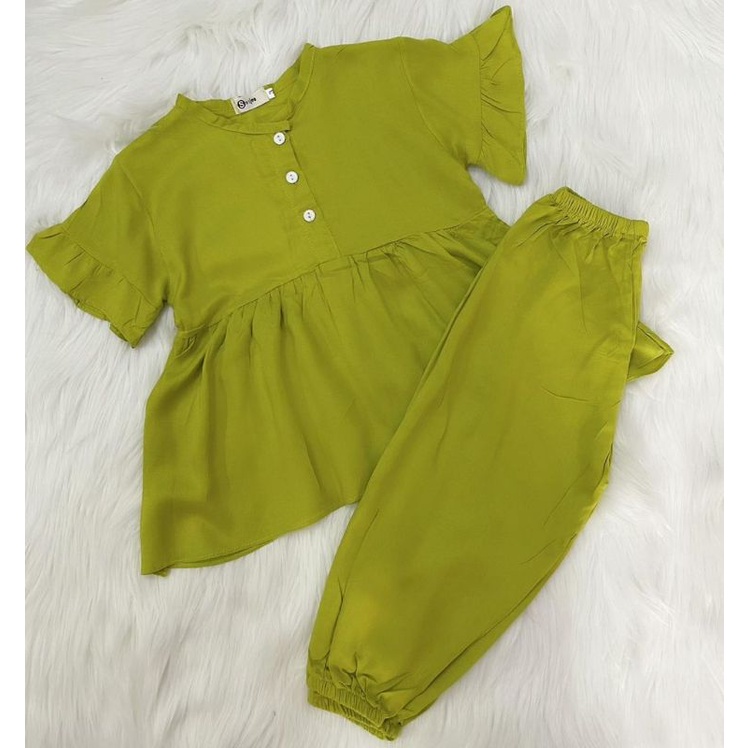 Set Yola Setelan Rayon Anak Smilee Size 1-5T