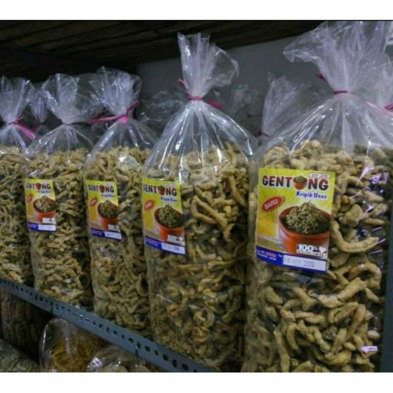

Keripik Usus/ Keripik Usus Cap Gentong/ Usus Kering/ Enak/ Gurih/ Murah