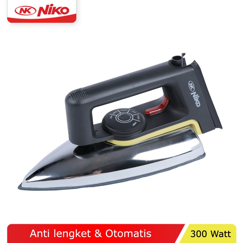 Setrika NIKO NK-333S 300 Watt model clasicc-hitam