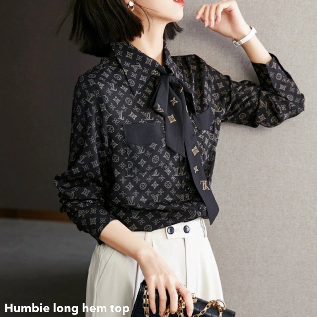 Humbie long hem top - Thejanclothes