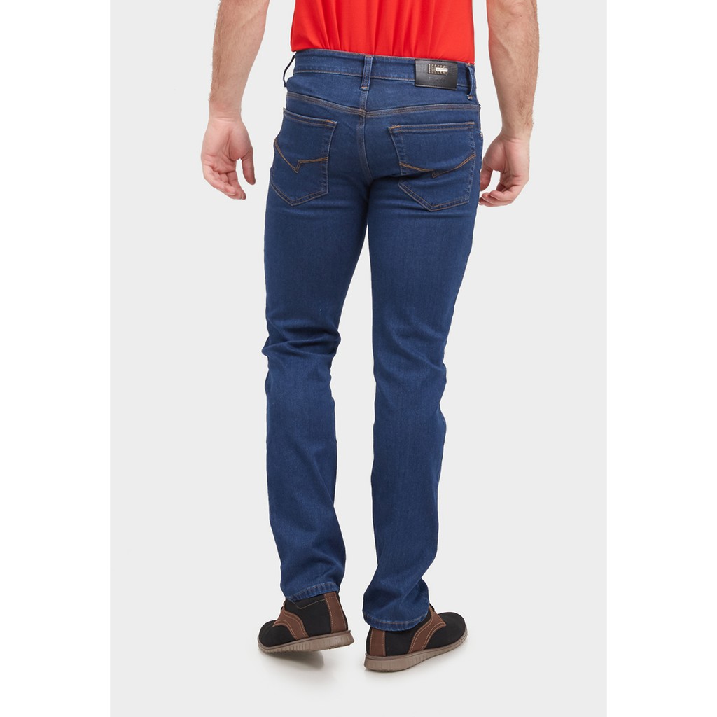 JBBoss Celana Panjang Jeans Polyring Stretch Regular Fit (Navy Blue) / Ramayana Jatinegara