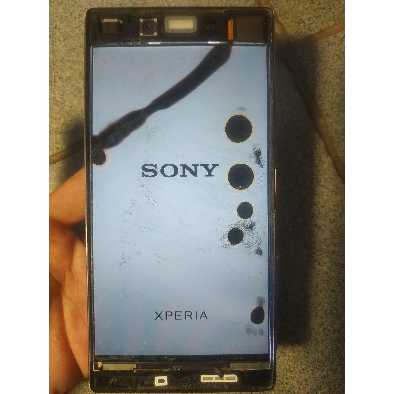 SONY Z5 PREMIUM MINUS LCD MAU GANTI