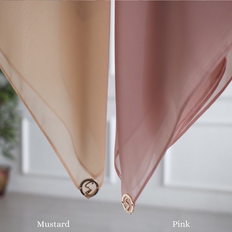 Hijab Segiempat Premium Chiffon Silk