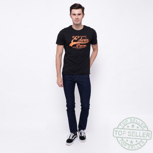 (Celana Murah) Edwin Celana Jeans Slim Fit Pria Panjang  Dark blue LA 05 - Biru, 28 |DXT