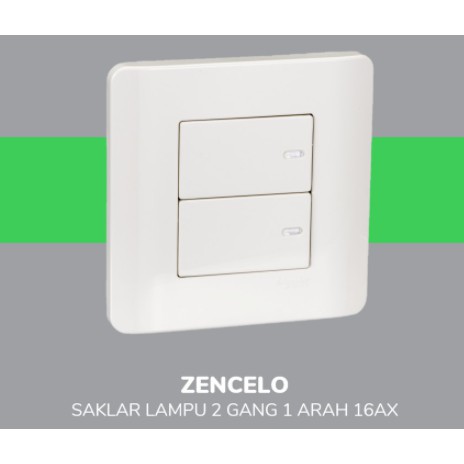 Schneider Zencelo Saklar Seri ( Putih/ Dark Bronze )