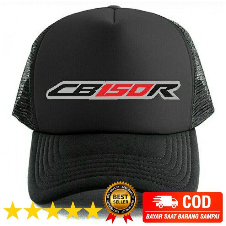 TOPI TRUCKER JARING SABLON Motor HONDA CB 150R / TOPI KHUSUS DEWASA