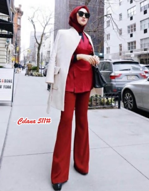 511# celana cutbray fashion / celana cutbray polos